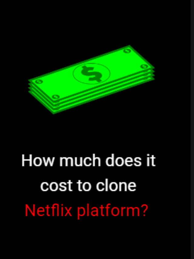 How much does it cost to clone Netflix platform?